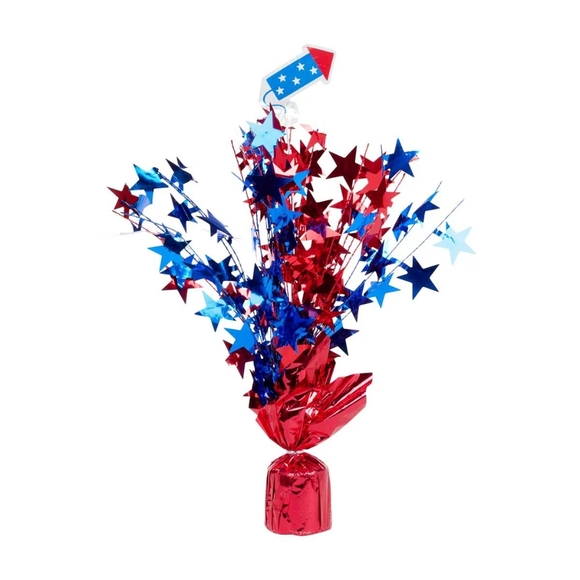 USA All Day Balloon Weight Centerpieces Set Of 5 - Picture 3 of 3